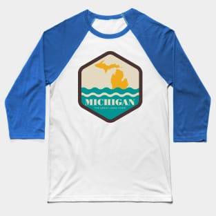 Michigan Great Lakes State Baseball T-Shirt